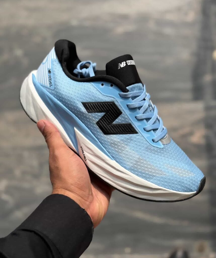 New Balance FuelCell Rebel Performance Running Shoes for Men – Lightweight, Cushioned, Sky Blue