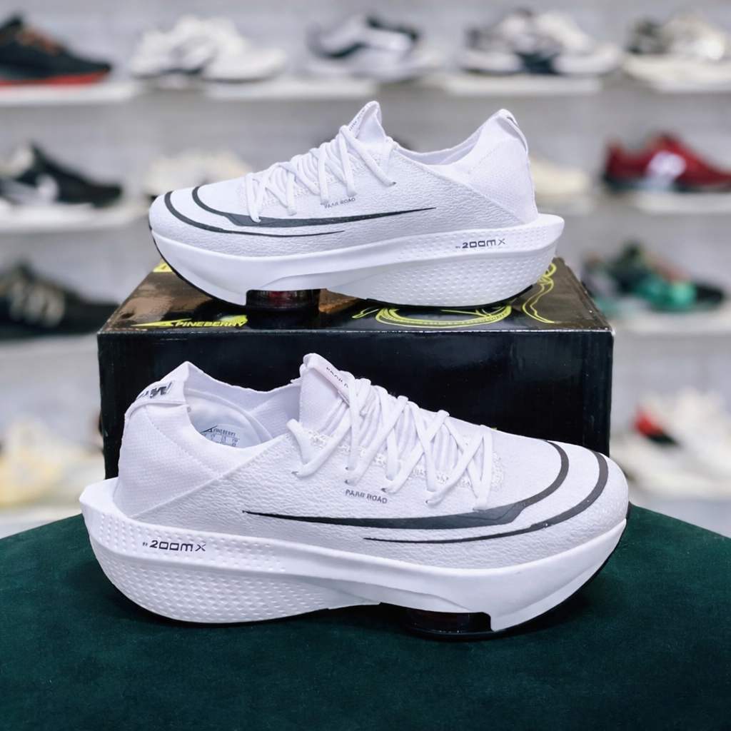 Nike ZoomX White Sports Shoes Second Copy | Comfortable Running & Gym Wear | Under 2000