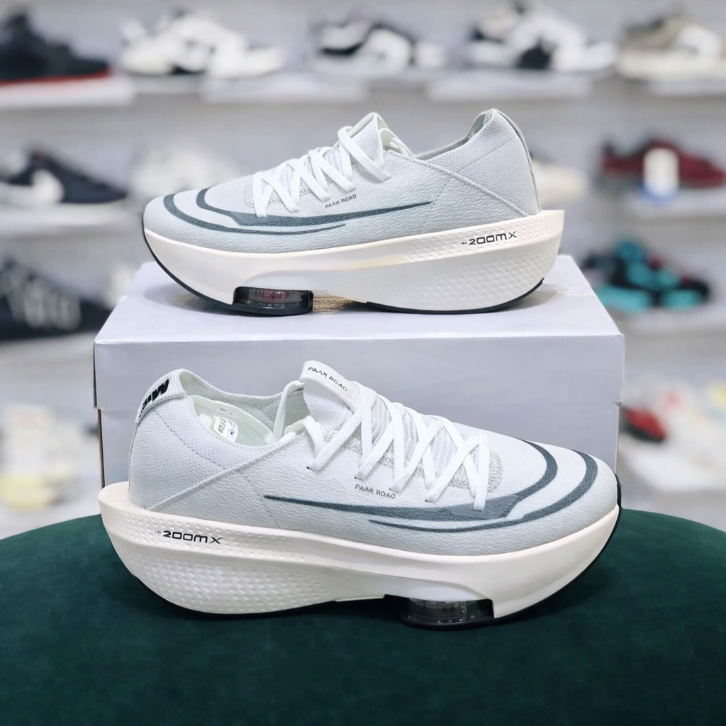 Nike ZoomX Light Grey Shoes Second Copy | Lightweight Gym & Running Sneakers | Price ₹1799